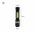 Outdoor Strong Light LED Aluminum Alloy USB Rechargeable Flashlight with Sidelight Zoom Flashlight