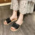 Women's Slippers New Summer Fashion Ins Straw Rope Bow Internet Celebrity Outdoor Wear Beach Flat Women's Shoes 2022