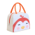 Reusable Eco-friendly Customized Insulation Paper Box Cute Zipper for Kids Lunch Bag School