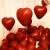 10-Inch Double Layers Loving Heart Pomegranate Red Balloon Heart-Shaped Balloon Wedding Supplies Collection Suit Wedding Decoration