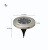 Hot Solar Stainless Steel 8led Underground Lamp Outdoor Plug-in Lawn Lamp Lawn Lamp Garden Lamp