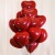 10-Inch Double Layers Loving Heart Pomegranate Red Balloon Heart-Shaped Balloon Wedding Supplies Collection Suit Wedding Decoration