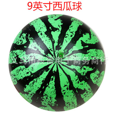 Watermelon Ball 9-Inch Pat Ball Kindergarten Children's Ball Baby Inflatable Sports Toys PVC Ball Stall Wholesale