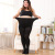 Plus-Sized plus Size Velvet Stockings Fat Mm200 kg Leggings with Gussets on Both Sides Cropped Stepping Pants Pantyhose