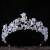 Korean Flowers Diamond Bridal Crown Handmade Beaded Pearl Hair Band Wedding Dress Birthday Formal Dress Accessories Headband