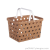 W16-2539 Medium Size Storage Basket Plastic Kids' Toy Finishing Storage Basket Hand-Held Dirty Clothes Sundries Basket