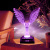 Crystal Eagle Table Lamp Creative LED Acrylic Rechargeable Touch Bird Aromatherapy Bedroom Bedside Atmosphere Small Night Lamp