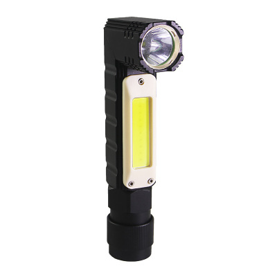 Z0607 New Power Torch USB Rechargeable Multifunctional Cob Work Light 90 ° Folding Magnetic Inspection Lamp