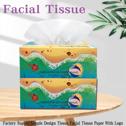 factory direct sales foreign trade export box paper oem customized household facial tissue extraction tissue drawing