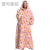 New Cross-Border Amazon Cold-Proof Clothes Lazy Blanket Hooded Lengthened Feet Nude Thickened Women's Home Pajamas Autumn and Winter 2022