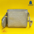 Trendy Women'sBags Mobile Phone Newspaper Two-Piece Shoulder Messenger Bag Travel Small Square Bag Composite Bags Simple