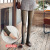 Stewardess Gray Transparent One-Piece Trousers Autumn and Winter Fleece-Lined Thick Leggings Outer Wear Sexy Fake Transparent One Pantyhose