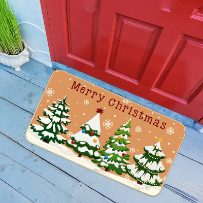 Merry Christmas Doormat Christmas Entrance Doormat Christmas Welcome Mat Indoor Outdoor Home Christmas Decoration