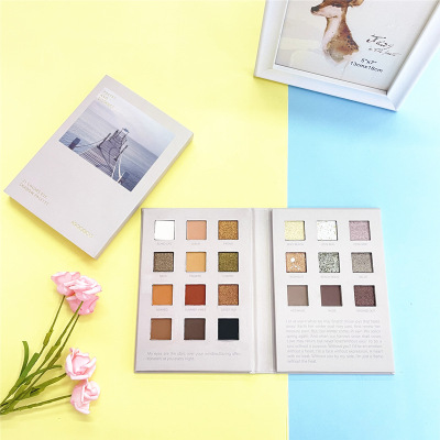 Foreign Trade Cross-Border E-Commerce Book Model 21 Colors Shimmer Matte Eye Shadow Plate Makeup Palette