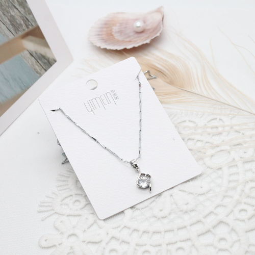 yiwu jewelry simple fine clavicle chain female alloy non-fading niche high-grade light luxury gentle style necklace