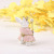 Cane Truncheon Crown Rabbit Jewelry Box Enamel Gift Princess Necklace Storage Box Home Creative Decoration