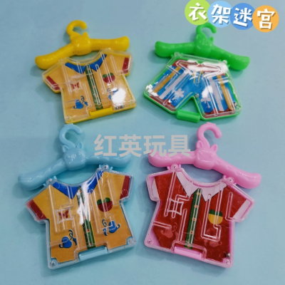 New Clothes Hanger Maze Toddler Bead Plate Ball Game Girls Playing House Toy Capsule Toy Supply Hanging Plate Accessories