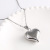 2022new Stainless Steel Heart-Shaped Necklace Love Pendant Fashion Ornament Titanium Steel Popular Ornament Wholesale