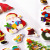 A Variety of Santa Claus Three-Dimensional Cartoon Stickers Kindergarten Reward Gift Early Education Repeated Stickers