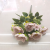 New Artificial Flower Single Branch Flower Eleven Head Tea Rose Fake Flower Vase Decoration Living Room Dining Room