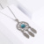 Japanese and Korean Fashion Design Flapping Dream Net Stainless Steel Necklace New Product Creative Cat Eye Flapping Dream Net Pendant Titanium Steel Necklace