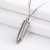 New Stainless Steel Bullet Necklace Bullet Pendant Fashion Ornament Vintage Sweater Chain Gift for Boyfriend