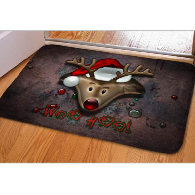 Christmas Outdoor Mat Indoor Decoration Welcome Mat Fun Personalized Non-Slip Rug Bathroom Kitchen Pad