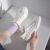Summer New Student Canvas Shoes Simple Small Flower Women's Shoes All-Matching Big Head Shoes White Shoes on Behalf of Tp266b