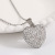 Japanese and Korean Fashion & Trend Full Diamond Stainless Steel Necklace Ornament Stars Heart Water Drop Pendant Necklace Necklace Wholesale