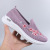 Casual All-Matching Summer Walking Shoes Women's Ultra-Light Shock-Absorbing Mesh Breathable Deodorant Casual Mom Shoes Soft Bottom Slip-on