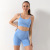 Summer High Waist Hip Raise Fitness Pants Shaping Tight Breathable Sports Sling Underwear Beautiful Back Shockproof Yoga Suit