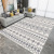 Factory Wholesale Nordic Simple Ins Style Living Room Crystal Velvet Carpet Bedroom Bedside Carpet Geometric Line Floor Mat