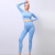 European and American Sports Running Top Long Sleeve Slim Fit Gym Peach Hip Yoga Pants Hip-Lifting Dot Yoga Suit