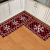 Christmas Comfortable Kitchen Carpet Suit 2-Piece Non-Slip Liner Floor Mat Christmas Snowflake Winter Absorbent Carpet