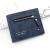 Korean Style Frosted Men's Short Wallet TPU Embossed Multiple Card Slots Large Capacity Zipper Coin Pocket Men's Hinge Wallet