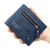 Korean Style Frosted Men's Short Wallet TPU Embossed Multiple Card Slots Large Capacity Zipper Coin Pocket Men's Hinge Wallet