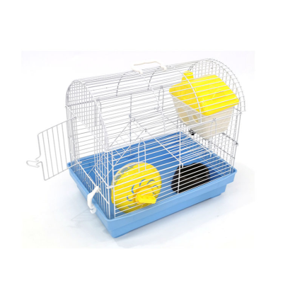 Iron Wire Plastic Spraying Technology Environmental Protection Small Villa Hamster Cage