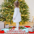 Christmas Rug Poinsettia Indoor Carpet Non-Slip Door Mat Suitable for Fireplace Kitchen and Bedroom Living Room