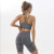 European and American Lululemon Yoga Clothes Quick-Drying Yoga Vest Shorts Set Sports Running Workout Bra Suit
