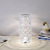 Cross-Border Internet Hot Spanish Acrylic Rose Crystal Lamp Touch Led Atmosphere Table Diamond Night Light