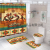 Amazon Festival Hot Sale Shower Curtain Bathroom Four-Piece Foot Mat Toilet Mat Set