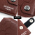 Fashion Casual Stone Pattern Men's Wallet Short Magnetic Snap Simple Thin Wallet Silver Bag Coin Purse Men's Wallet