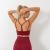 European and American Hot Quick-Drying Slim Fit Yoga Vest Beauty Back Sexy Spaghetti Strap Bra One Shoulder Sports Underwear without Steel Ring for Women