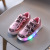 1-3 Years Old Children 4 Light Shoes Baby Girl 5 Sneakers with Lights Girls Spring and Autumn Toddler Sneakers Children's Light Shoes 0