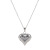 2022new Stainless Steel Heart-Shaped Necklace Love Pendant Fashion Ornament Titanium Steel Popular Ornament Wholesale