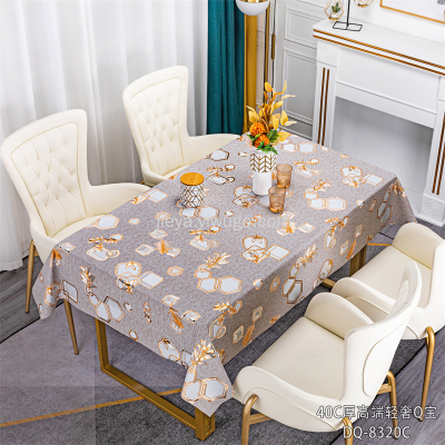 Tablecloth PVC Tablecloth PVC Crystal Tablecloth Placemat Gilding Tablecloth Pp Placemat Gilding Placemat