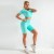 Seamless High Waist Hip Raise Skinny Yoga Pants Back Hollow-out Moisture Wicking Breathable Sports Short-Sleeved Workout Clothes Suit