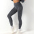 European and American Peach Hip Fitness Pants Women's High Waist Hip Lift Tight-Fitting Outerwear Yoga Pants Quick-Drying Sweat Absorbent Breathable Sports Pants