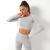 Seamless Knitted Outer Wear Tight Yoga Jacket High Elastic Frosted Quick-Drying Workout Clothes Running Breathable Sports Long Sleeve
