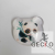 Factory Direct Sales Crystal Glass Panda Refridgerator Magnets, Customizable Company Pictures